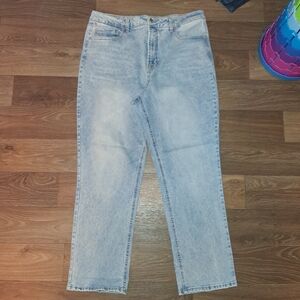 Frye Women's Light Blue Straight Jeans, 29-in Inseam Uncuffed